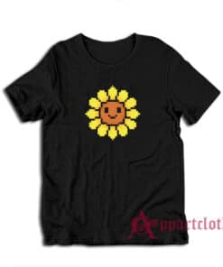 Sun Flower Pixel T-Shirt