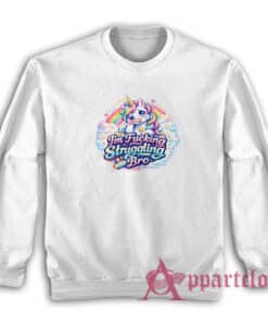 Unicorn I'm Fucking Struggling Bro Sweatshirt