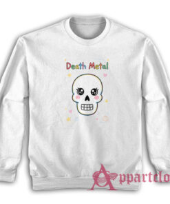 Cute Death Metal Skull Sweatshirt