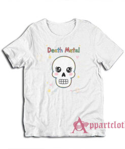 Cute Death Metal Skull T-Shirt