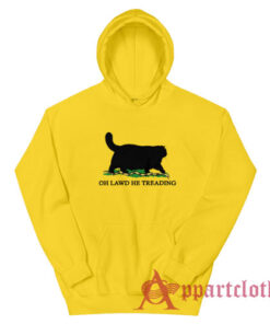 Oh Lawd He Treading Cat Hoodie