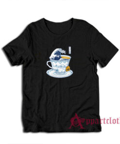 Tea Cup The Great Kanagawa T-Shirt