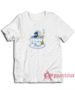 Tea Cup The Great Kanagawa T-Shirt