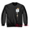 Cats Climbing Rope from Pocket Sweatshirt