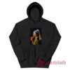 Girl With A Pearl Earring Eating Pizza Hoodie