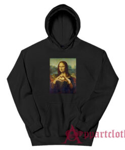 Mona Lisa Heart Sign Funny Hoodie
