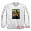 Mona Lisa Heart Sign Funny Sweatshirt
