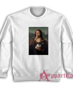 Mona Lisa Toilet Paper Sweatshirt