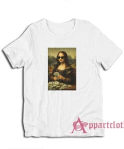 Mona Lisa With Sunglasses and Money T-Shirt