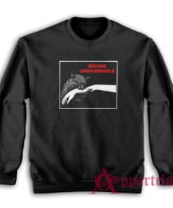 Become Ungovernable Cat Biting Hand Sweatshirt