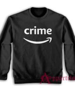Crime Logo Parody Funny Sweatshirt