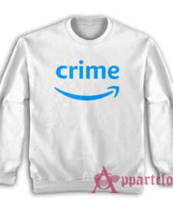 Crime Logo Parody Funny Sweatshirt