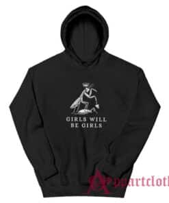 Girls Will Be Girls Praying Mantis Vintage Hoodie