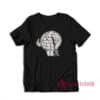 Globe With Gun Middle Finger T-Shirt