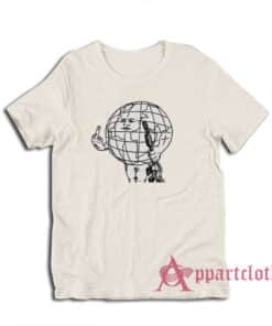 Globe With Gun Middle Finger T-Shirt
