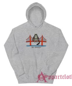 Kliban Cat San Francisco Golden Gate Hoodie