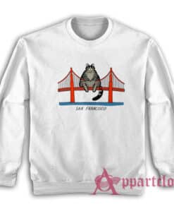Kliban Cat San Francisco Golden Gate Sweatshirt
