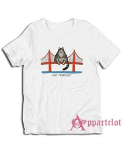 Kliban Cat San Francisco Golden Gate T-Shirt