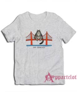 Kliban Cat San Francisco Golden Gate T-Shirt