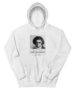 Ludwig Van Beethoven Portrait Vintage Hoodie