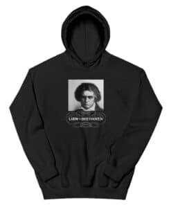 Ludwig Van Beethoven Portrait Vintage Hoodie