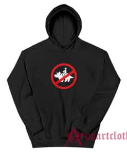No Riding Triceratops Funny Hoodie