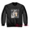 Raccoon Drinking Iced Coffee Retro Sweatshirt
