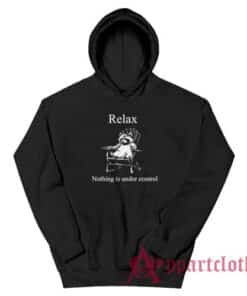 Raccoon Relax Nothing is Under Control Hoodie