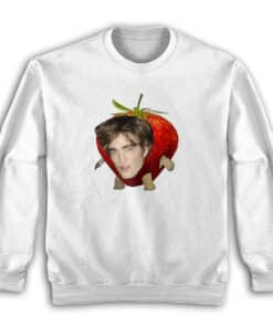 Robert Pattinson Strawberry Funny Sweatshirt