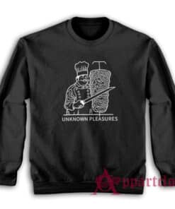 Unknown Pleasures Joy Division Parody Kebab Sweatshirt