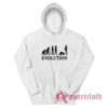 Evolution Femdom Bondage Funny Hoodie