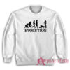 Evolution Femdom Bondage Funny Sweatshirt