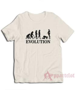 Evolution Femdom Bondage Funny T-Shirt