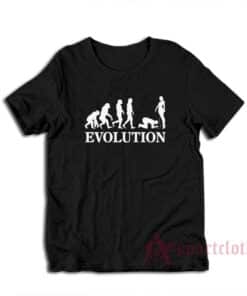 Evolution Femdom Bondage Funny T-Shirt