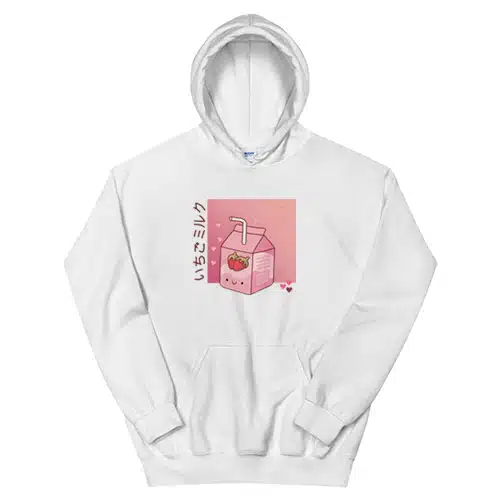 Kawaii Strawberry Milk Hoodie