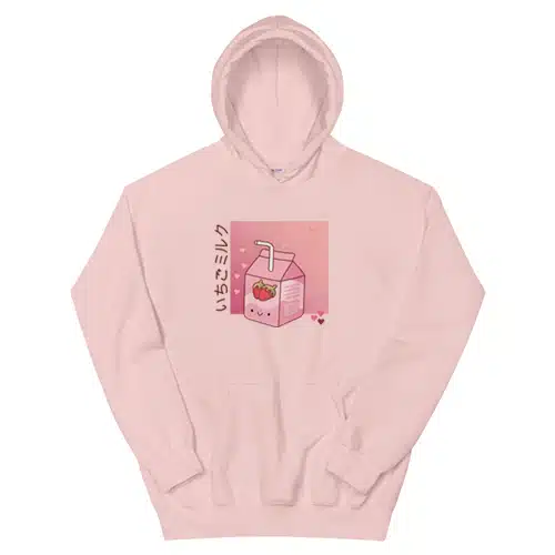 Kawaii Strawberry Milk Hoodie
