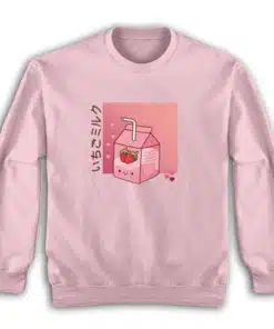 Kawaii Strawberry Milk Sweatshirt