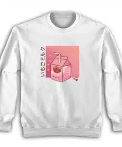 Kawaii Strawberry Milk Sweatshirt