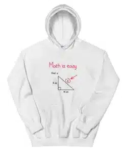 Math Is Easy Find X Hoodie