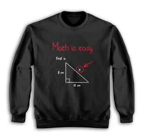 Math Is Easy Find X Sweatshirt