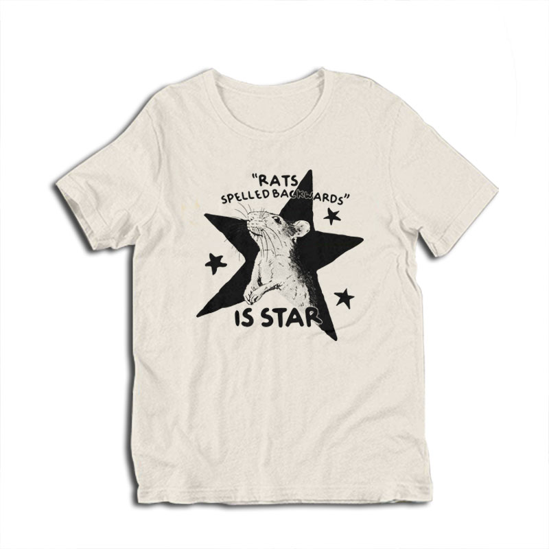 Rats Spelled Backwards is Star T-Shirt