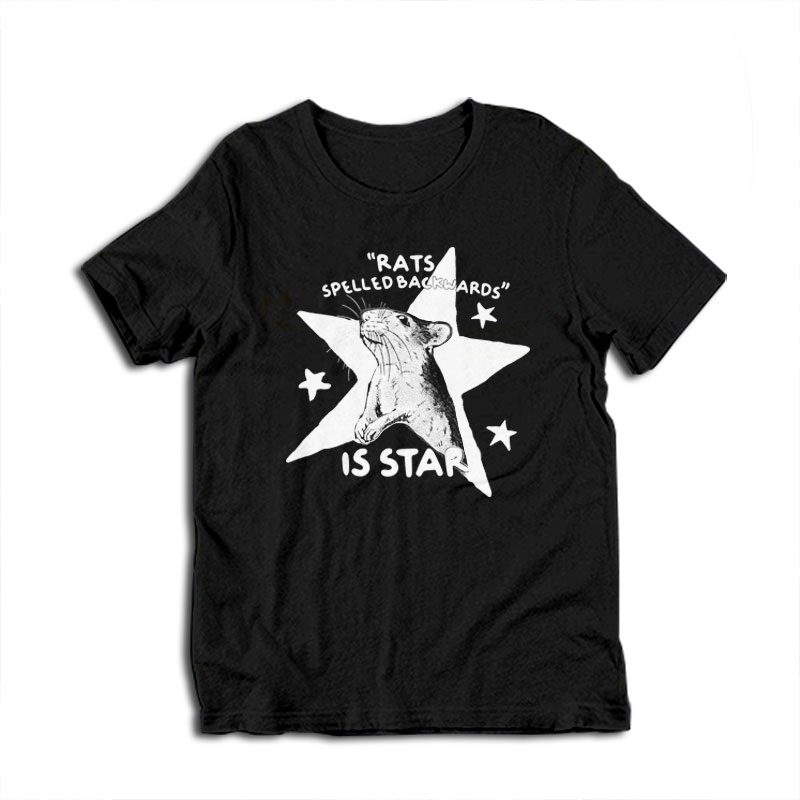 Rats Spelled Backwards is Star T-Shirt