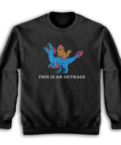 This Is An Outrage Princess Donut and Mongo Sweatshirt
