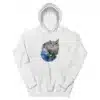 Cat Sitting On Earth Meme Hoodie