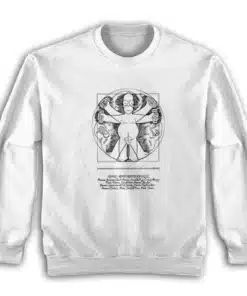 Homer Simpson Vitruvian Man Sweatshirt