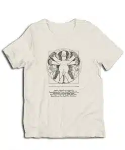 Homer Simpson Vitruvian Man T-Shirt