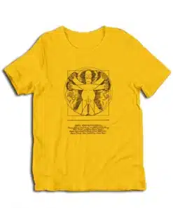 Homer Simpson Vitruvian Man T-Shirt