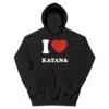 I Love Katana Hoodie