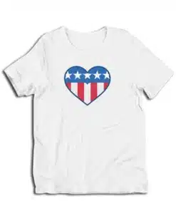 Love Heart USA America T-Shirt
