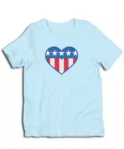 Love Heart USA America T-Shirt